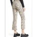 Frame Le Crop The Serpent Snakeskin Print Mini Bootcut Denim Jeans Pants Size 28