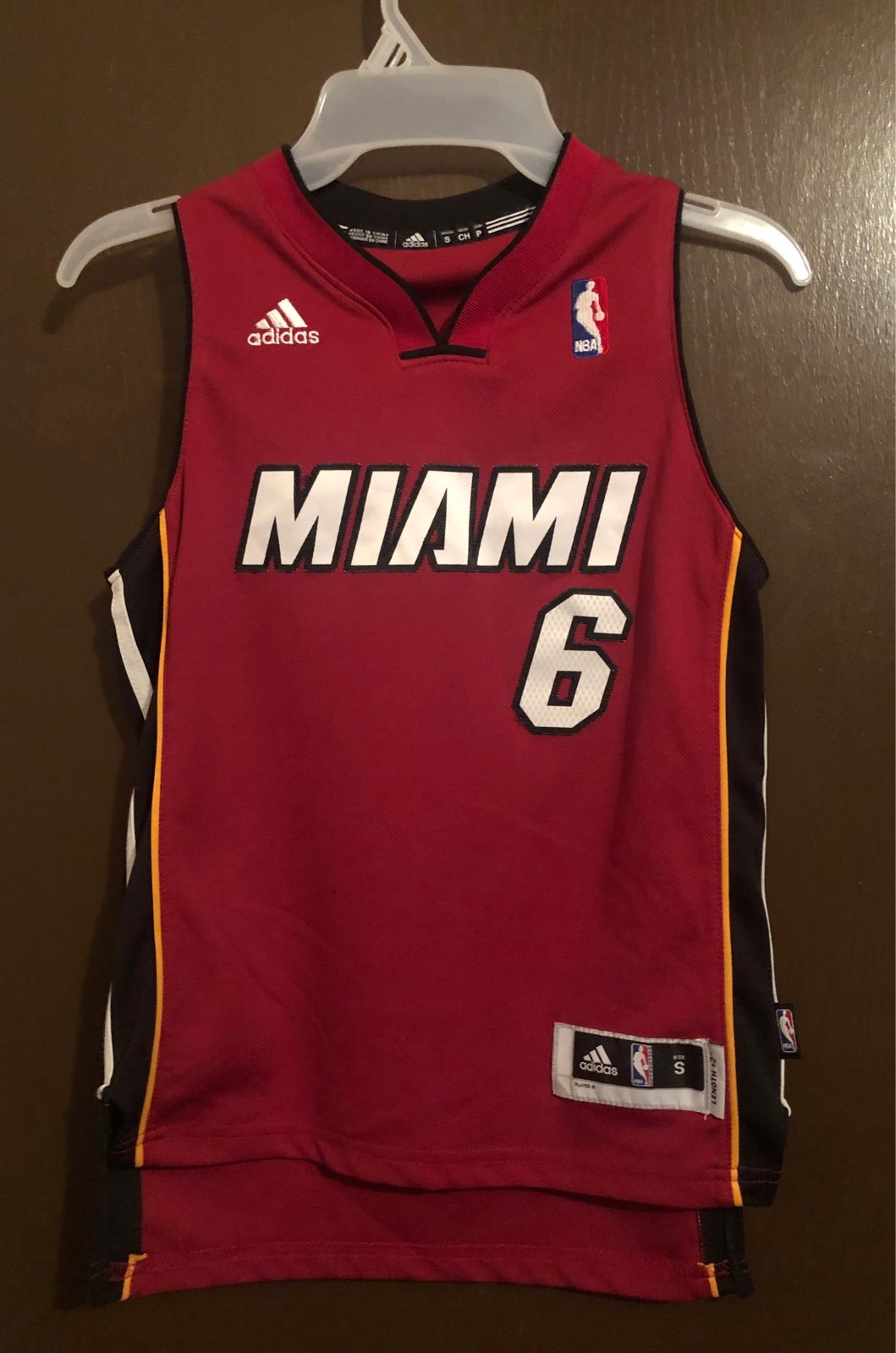 NBAAdidasYourhSMiamiHeat#6JamesJersey