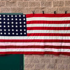 American Flag 48 Star U.S. Flag 9’ x 5'4 ~ Sewn Stars & Stripes, Defiance 2 Pl