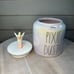 Rae Dunn Tinkerbell Pixie Dust Cookie Jar Disney Iridescent Candy Storage New