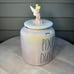 Rae Dunn Tinkerbell Pixie Dust Cookie Jar Disney Iridescent Candy Storage New