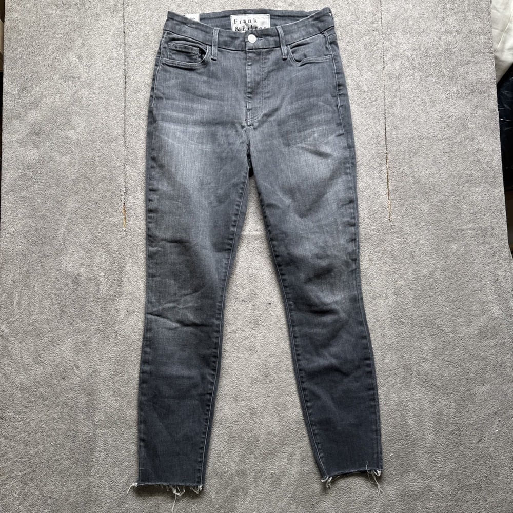 Frank & Eileen Jeans Womens Gray 27 (fits 27x25) sligo Raw Hem