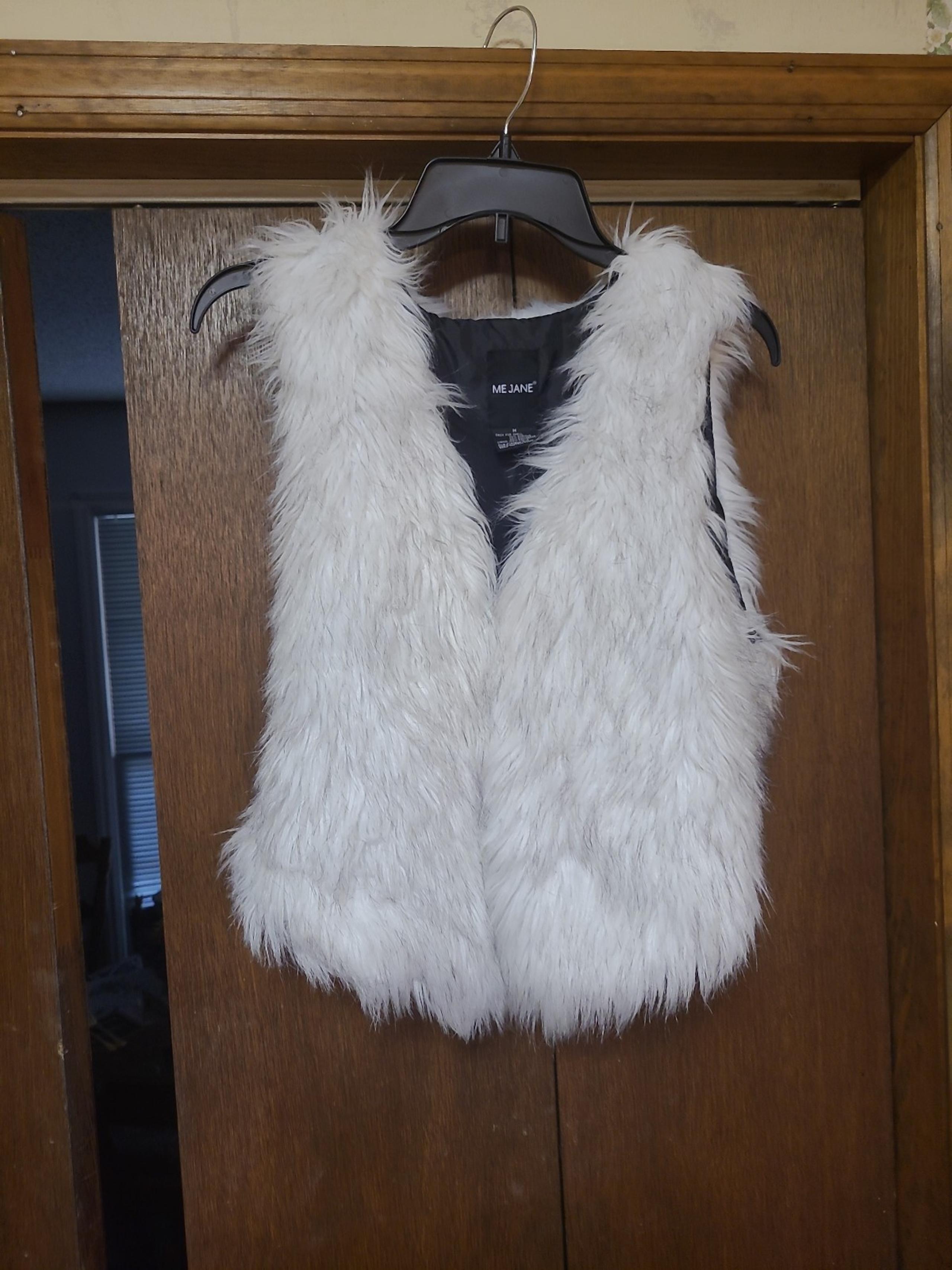 Faux Fur Vest Medium Junior