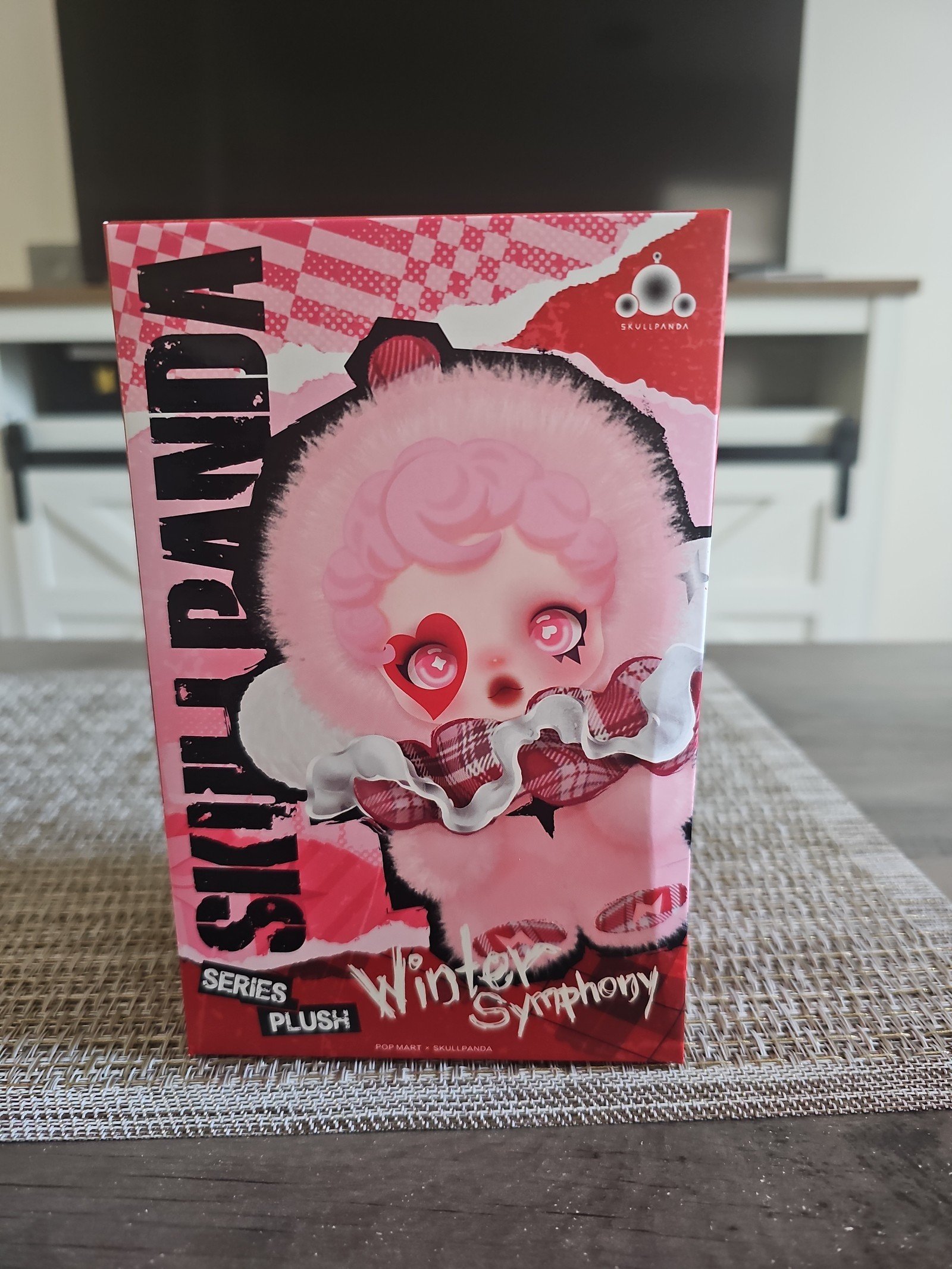 Skullpanda Winter Symphony Plush Pendant-Wanderer's Tune