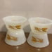 Fire King Wheat Pattern Bread Pan With (4) Ramekins