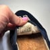SOLUDOS Blue Velvet Velour Llama Embroidered Patch Slip On Shoes Women Size 6