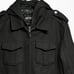 GUESS Men's Wool Blend Military Jacket | Removable Hooded Liner | Size Large