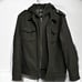 GUESS Men's Wool Blend Military Jacket | Removable Hooded Liner | Size Large