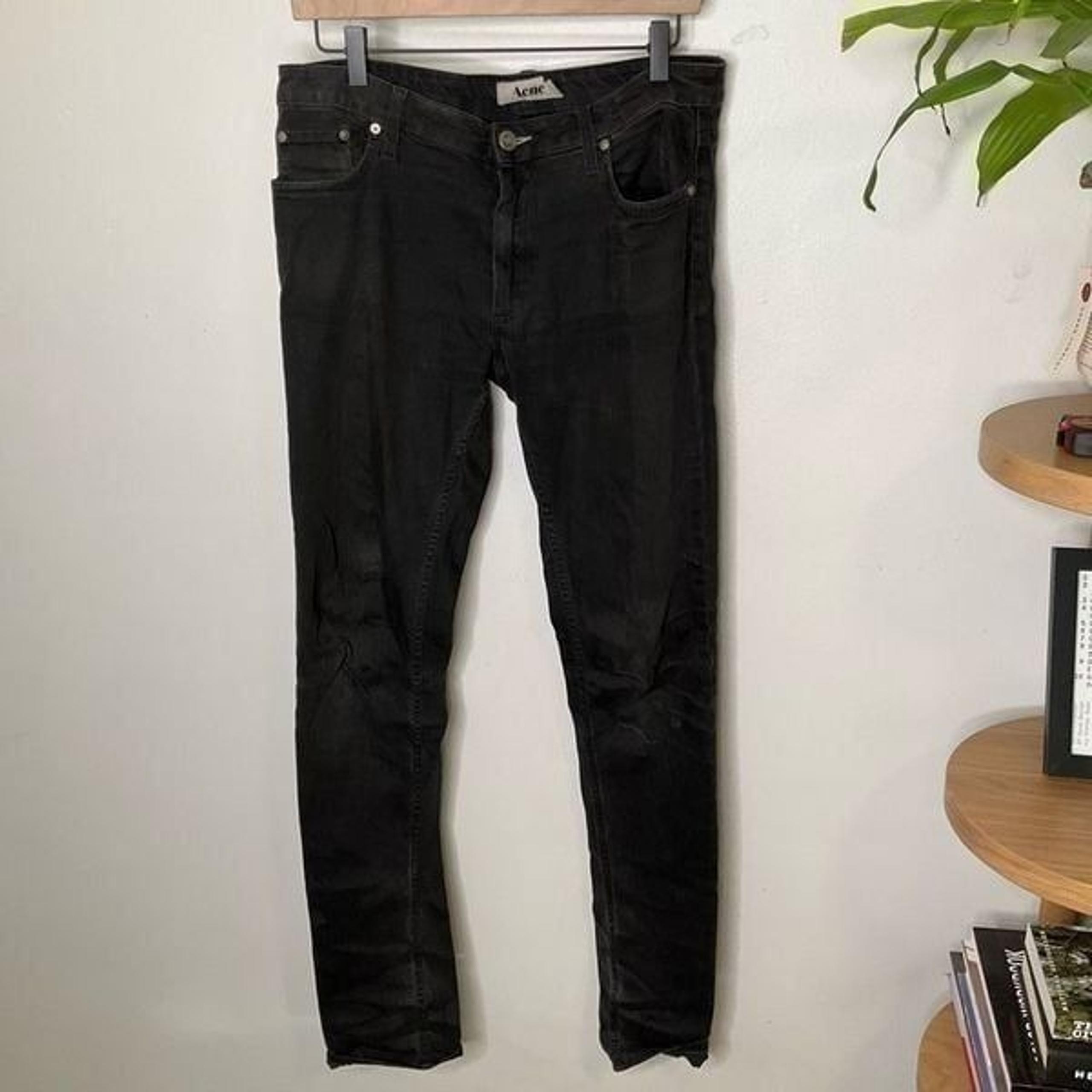 Acne S Grey Basement Jeans