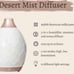 Young Living Desert Mist Diffuser w/15ml Peppermint