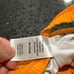 Year of Ours Orange Ribbed Sports Bra Top Size Small Womens EUC