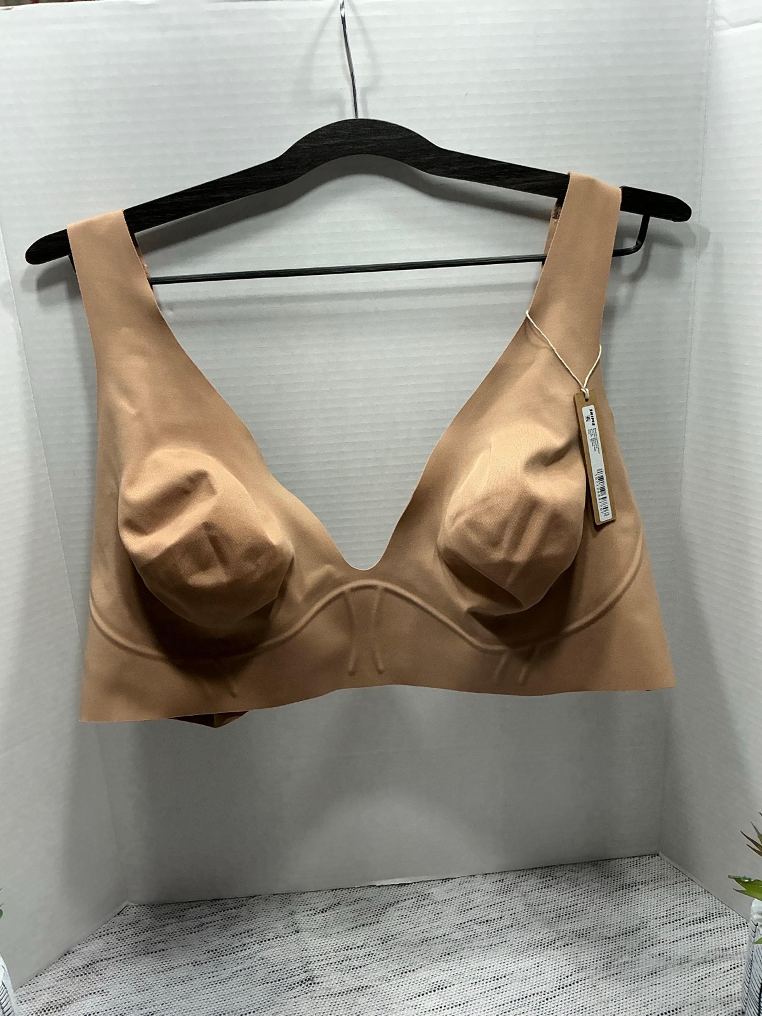 Skims Bonded Corset Group Plunge Bralette. 4X