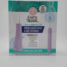 Lion And Lamb Kit 2.0 Electric Toothbrush w Water Flosser Combo 4 Jet Tips