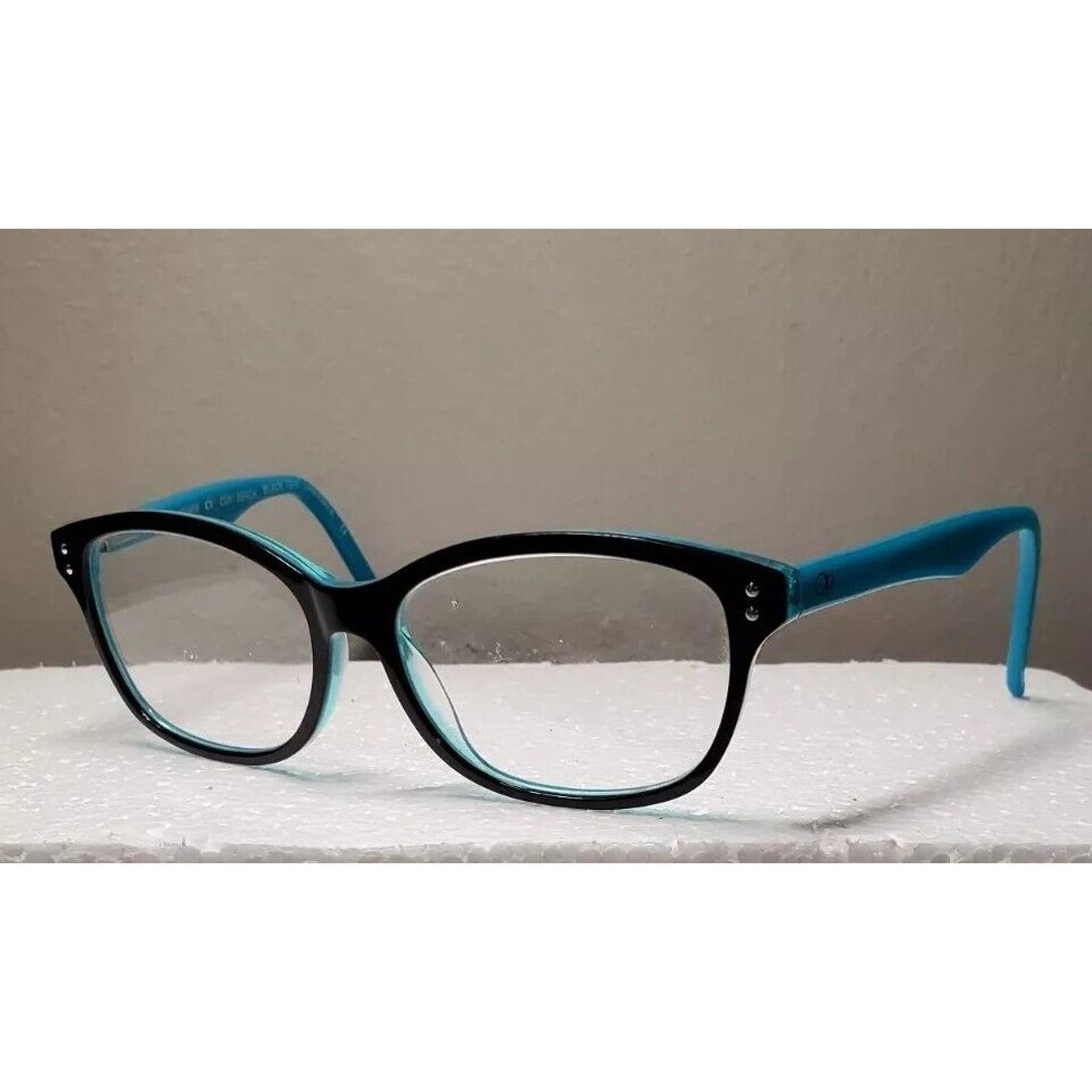 Ocean Pacific Eyeglasses Frame OP Coki Beach Black Teal Blue 51-14-135