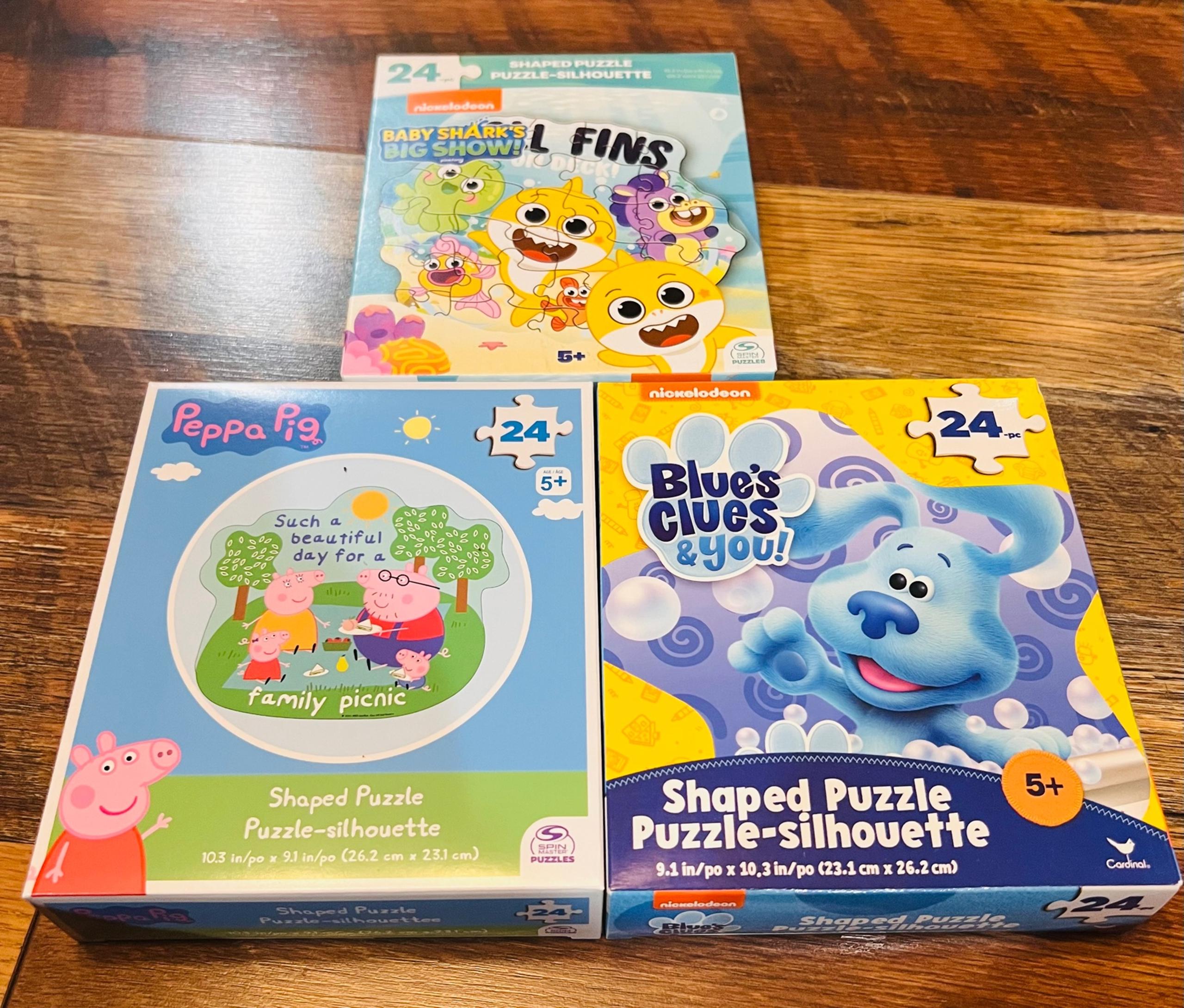 3 Kids Puzzles Peppa Pig / Blue’s Clues / Baby Shark