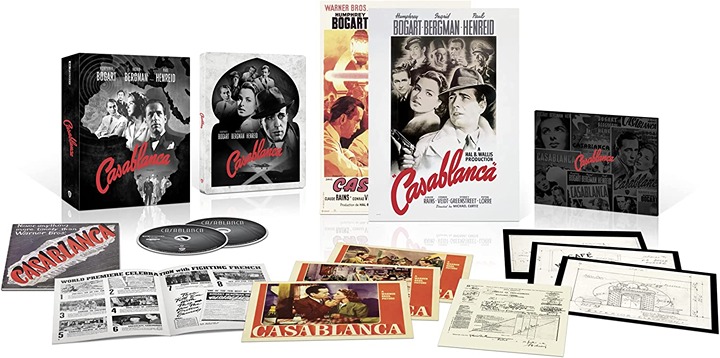 Casablanca 4K Steelbook GIFTBOX-Booklet+Poster+Cards-EU IMPORT-NEW-Free S&H