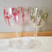 8 Acrylic Goblets Wine Glasses Nautical Beach Flamingos Palm Trees FREE SHIPPING