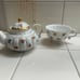 Teapot, Ganz Porcelain, Flower Teacup vintage floral