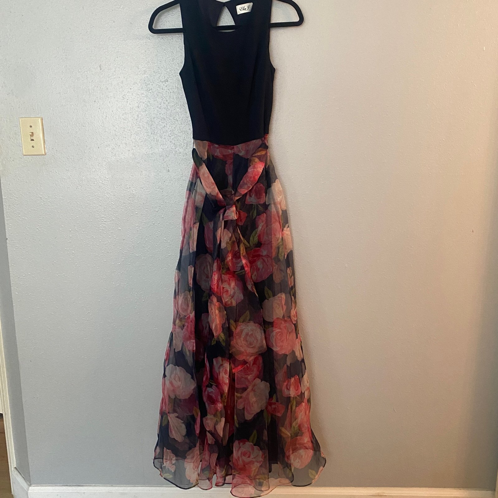 Eliza J organza jumpsuit