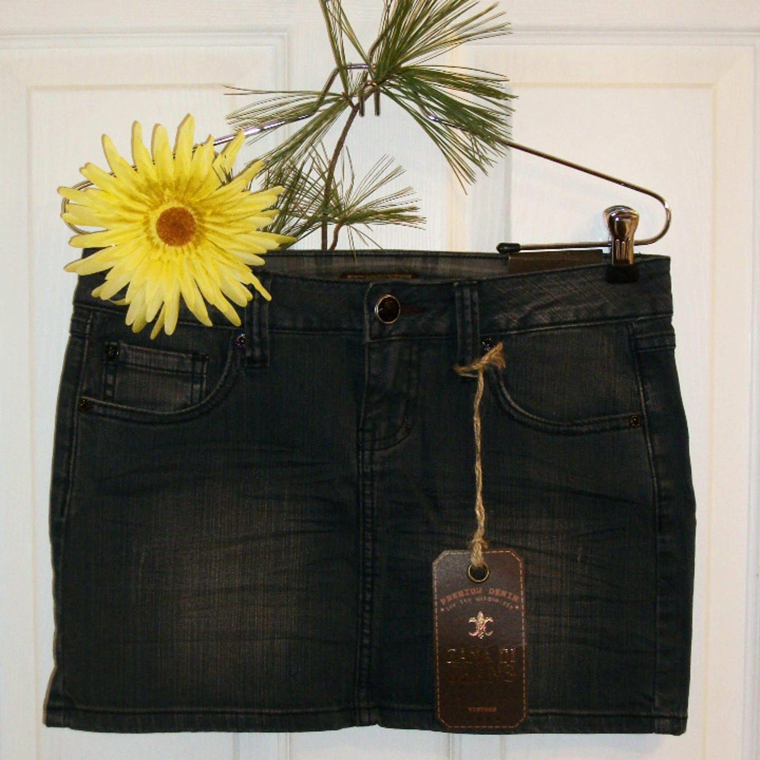 Zana Di Sz7 Stretch Denim Mini Skirt NWT