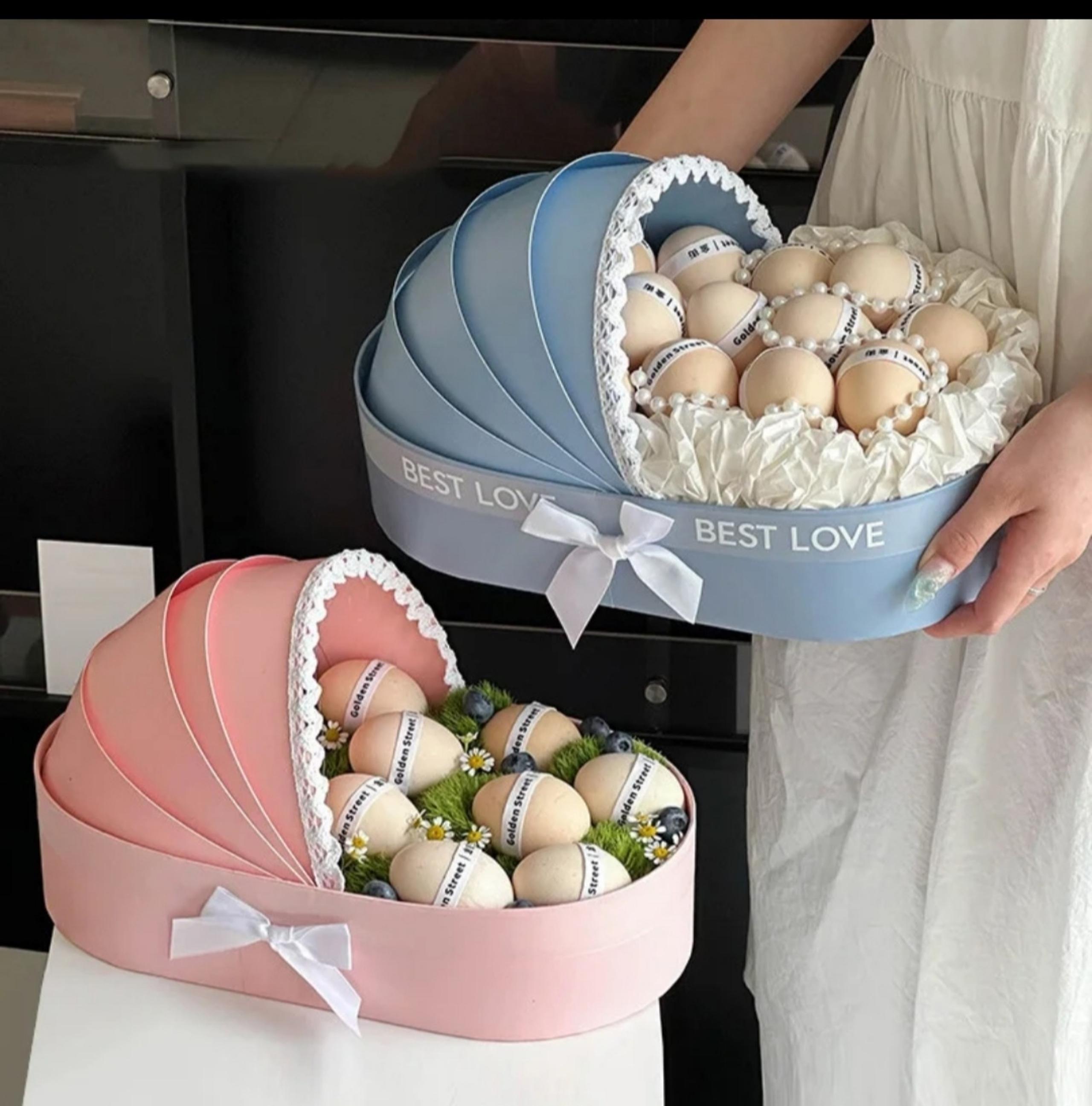 Baby Stroller Shower Basket Gift Box Cardboard Gift Box Cradle Adorable With Bag
