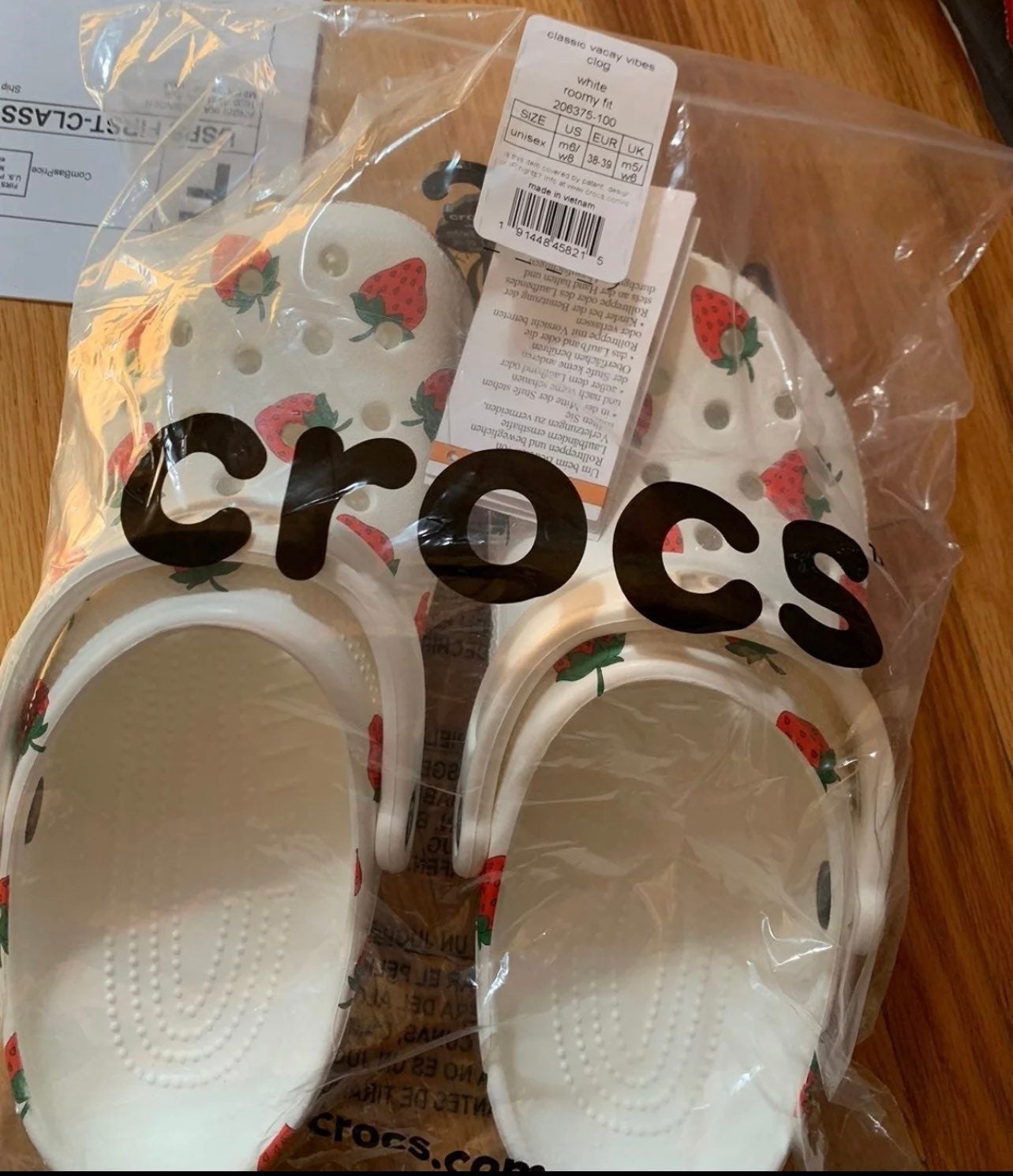 crocs strawberry vacay celebrity favorite