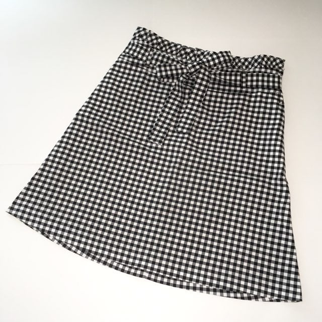 NWOT Cynthia Rowley 8 Gingham Skirt