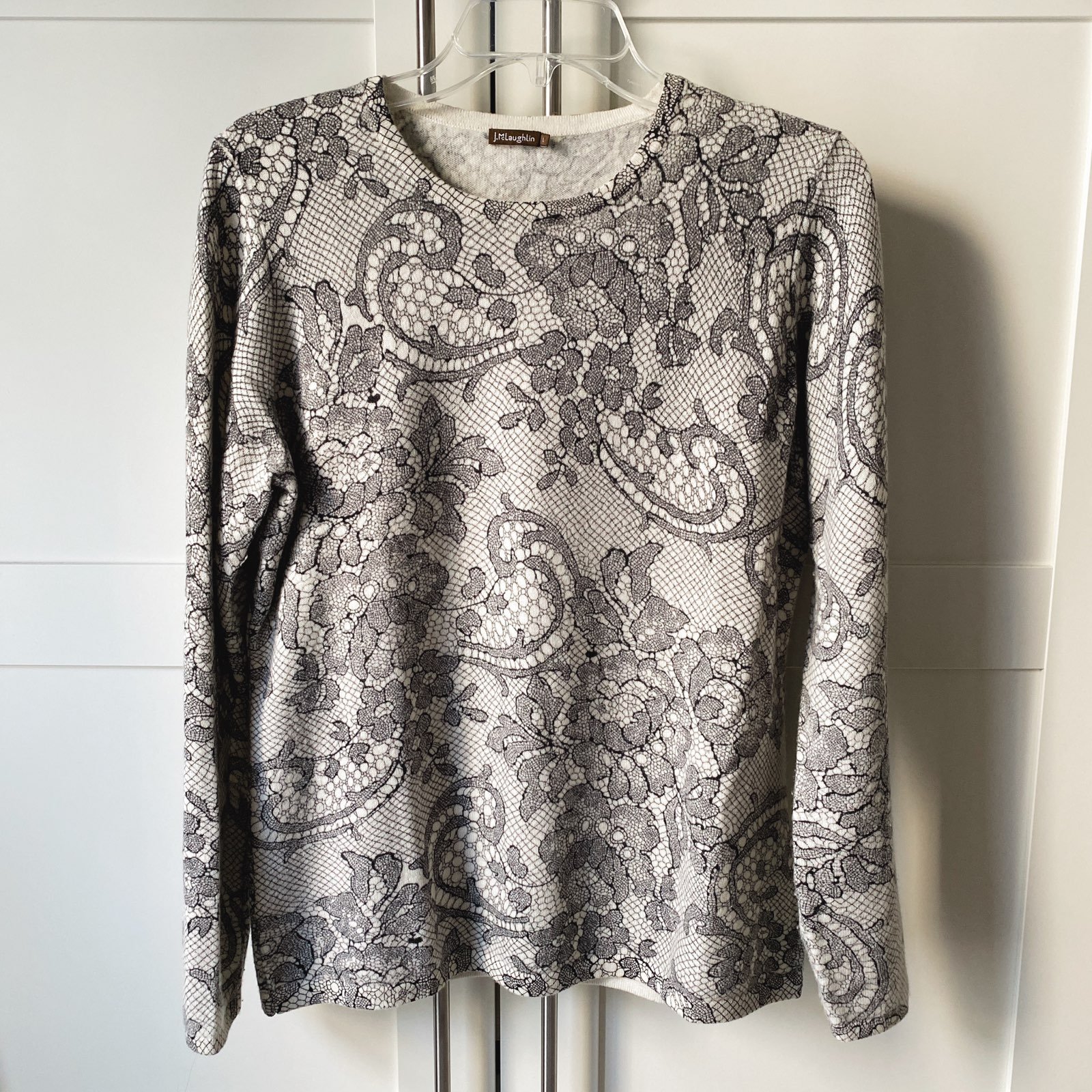 J. McLaughlin 100% Cashmere Sweater (L)