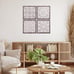 New 4 Pcs Wood Wall Art Set, Modern Decorative Panels for Home or Room Decor