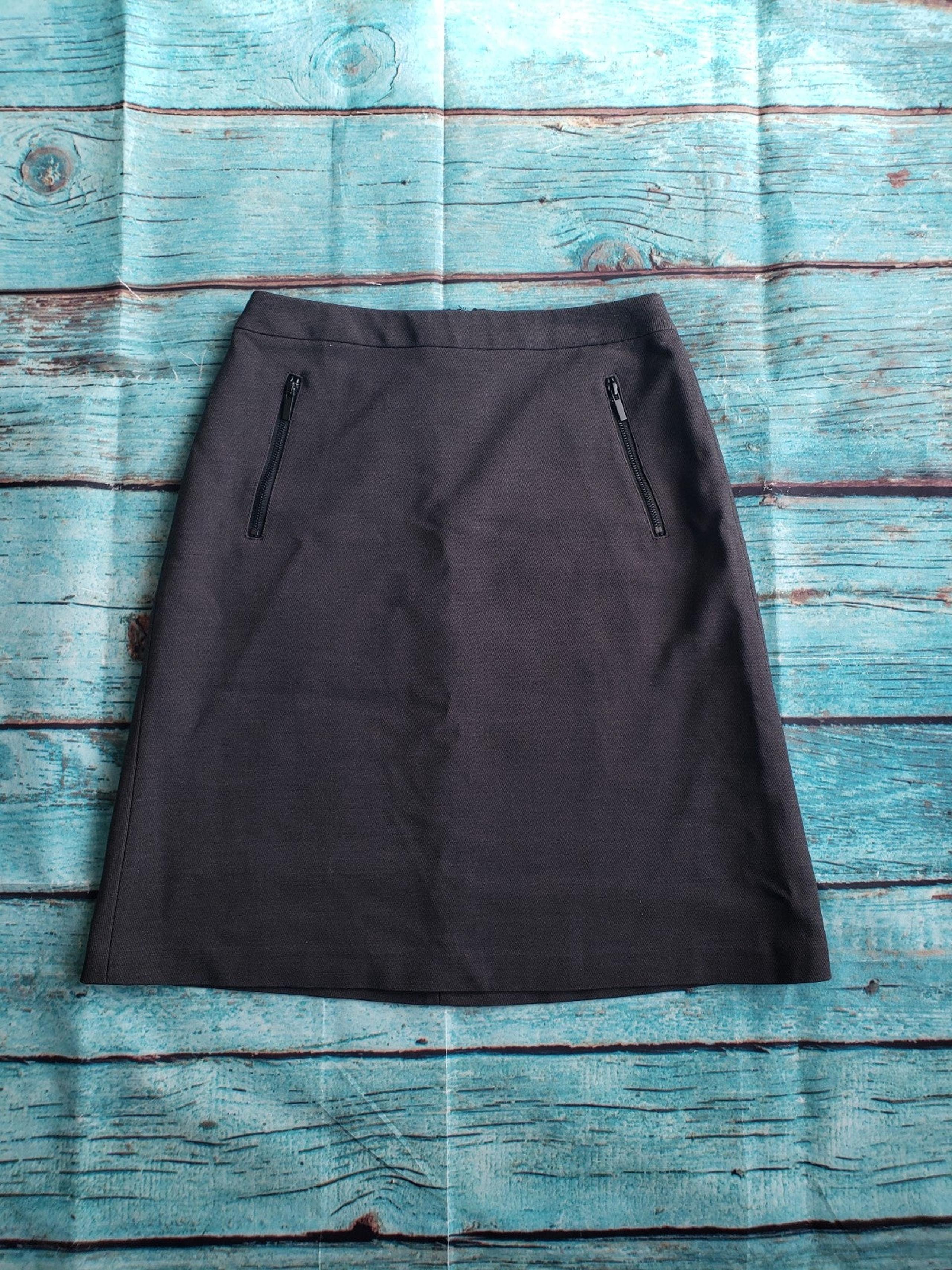 Halogen charcoal gray a-line skirt size 0