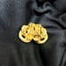 Christian Dior Earrings Knot Motif Vintage Gold