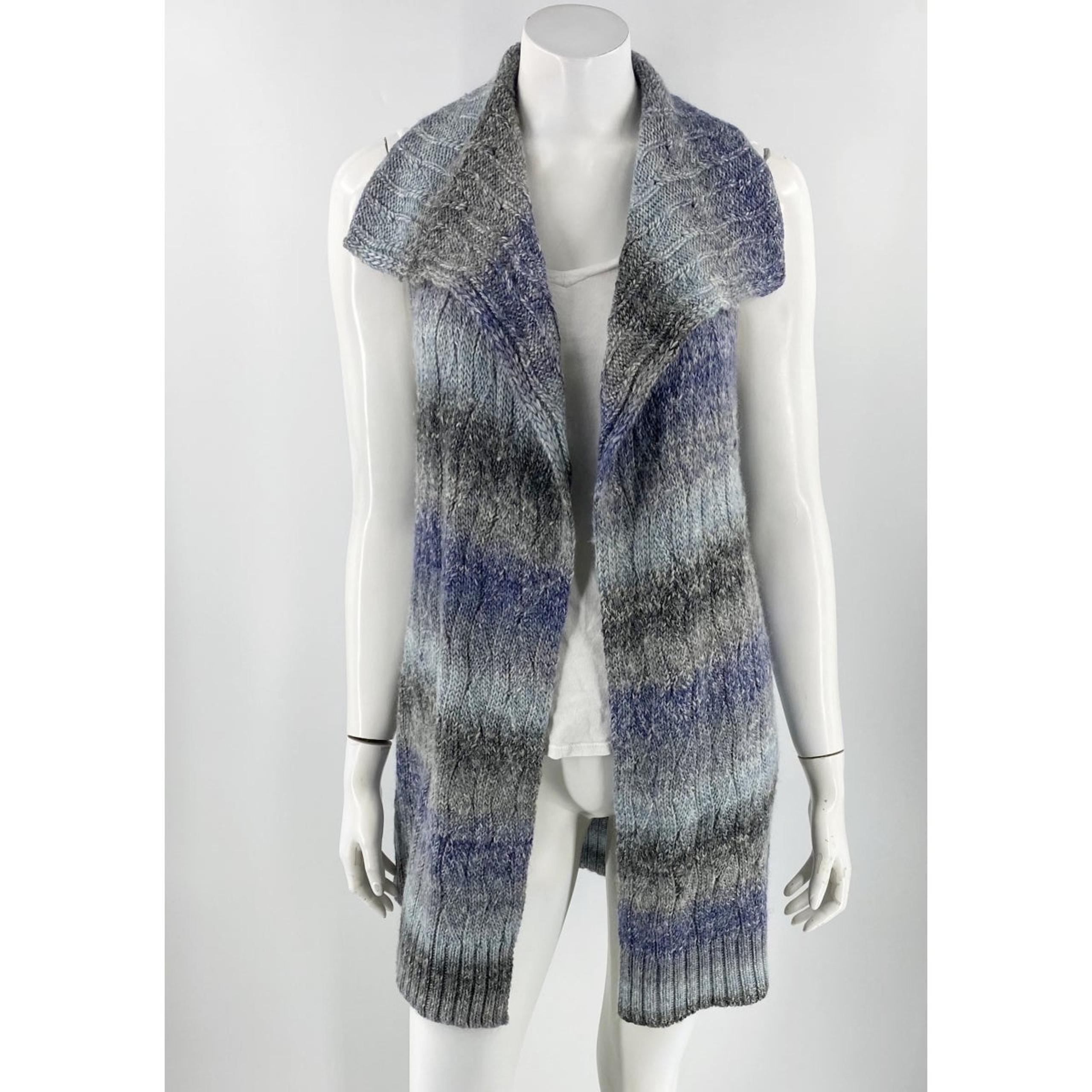 Chicos Sleeveless Sweater Duster Medium