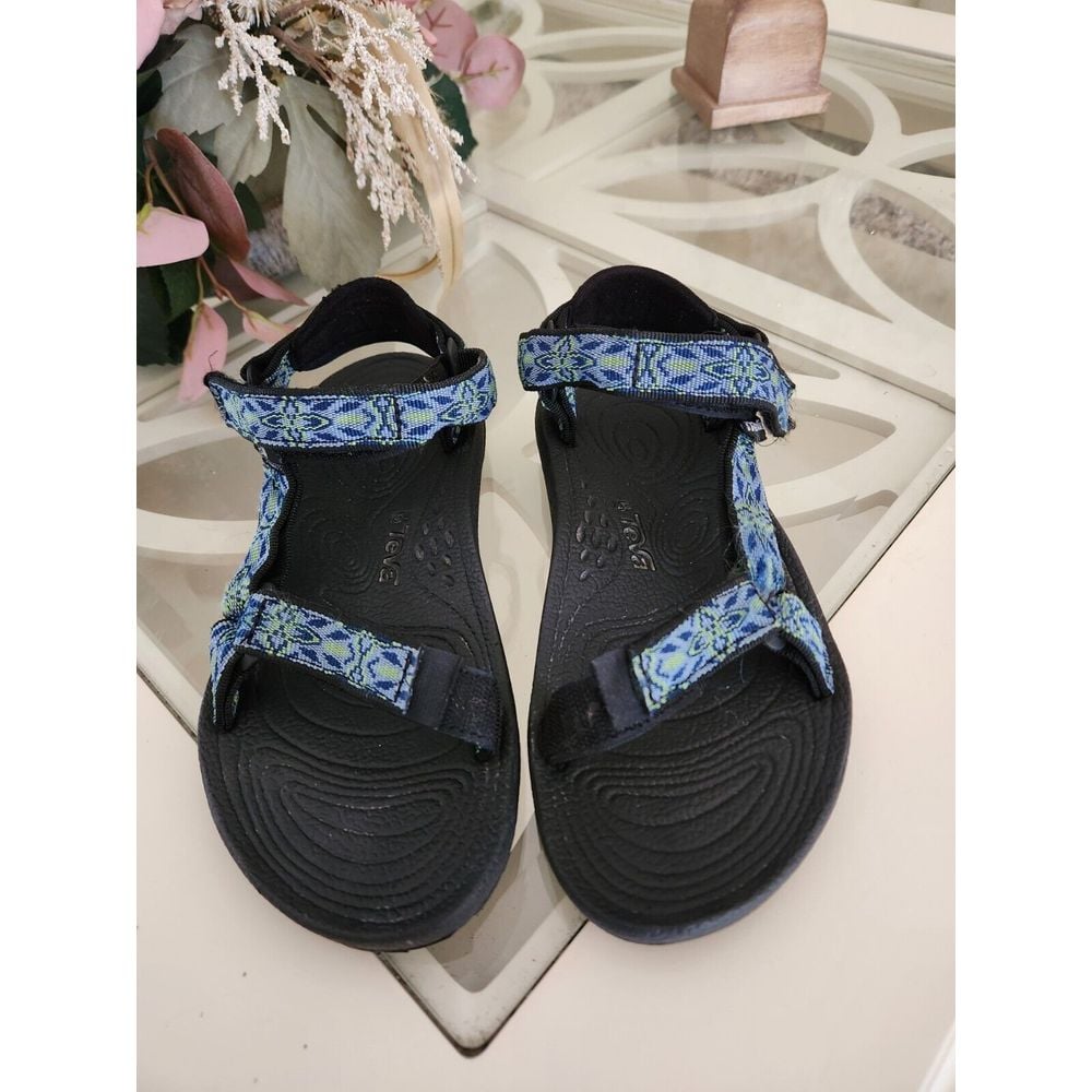 TEVA Women's Hurricane Blue Hiking Water Sandals Walking Outdoor Size 8