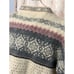 Nice Vintage Squaw Valley size large cream Ivory Pink Gray Fair Isle 100% Wool S