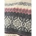 Nice Vintage Squaw Valley size large cream Ivory Pink Gray Fair Isle 100% Wool S