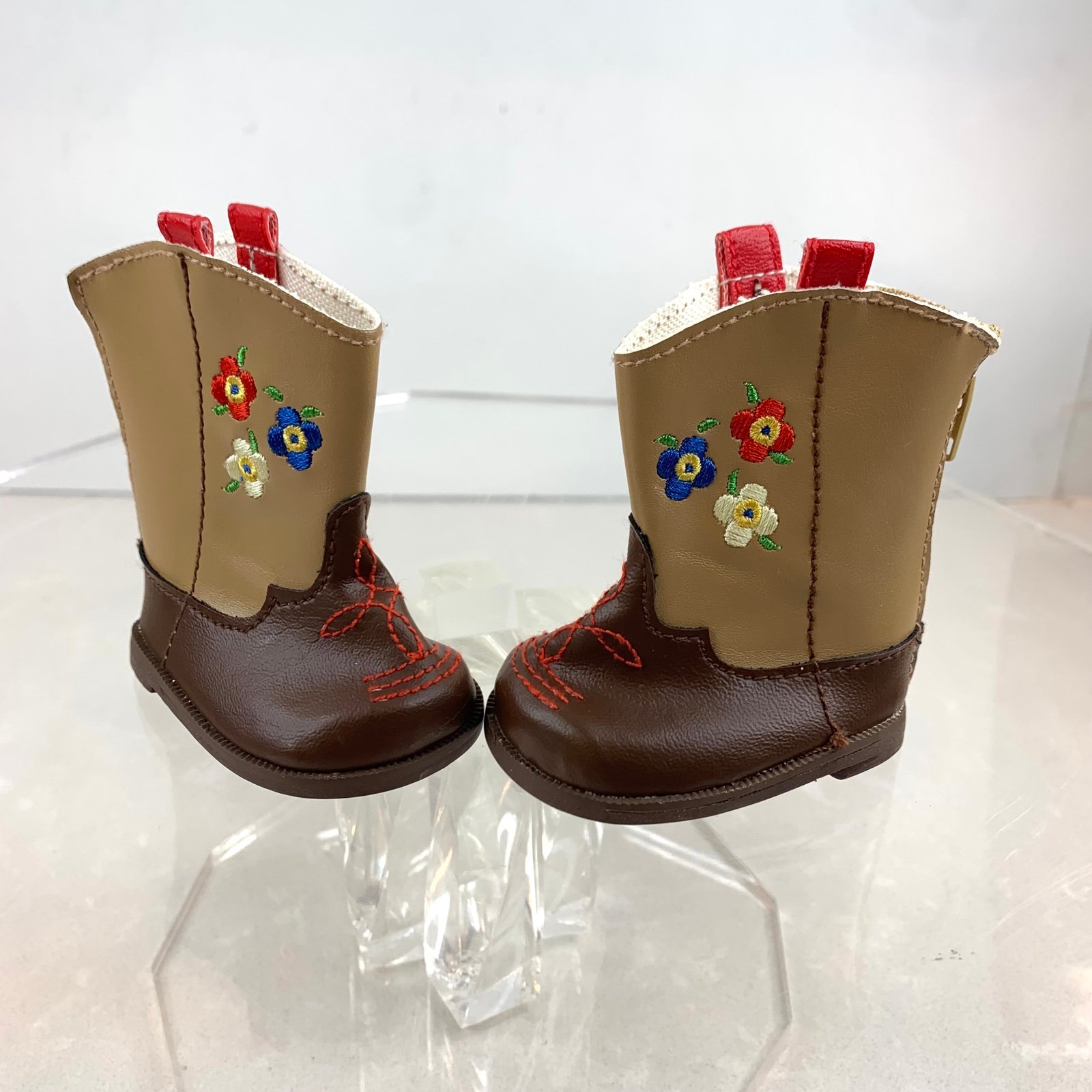 American Girl Doll Molly's Dude Ranch Embroidered Boots Pair Set Historical