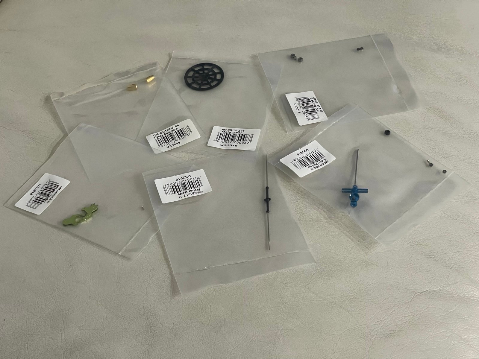 Walkera CB100-Lots Of 6 Spare Parts Helicopter Accessories. Brand New