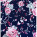 LuLaRoe Womens Leggings Size TC Navy Blue Pink Roses Floral Tall and Curvy NWT