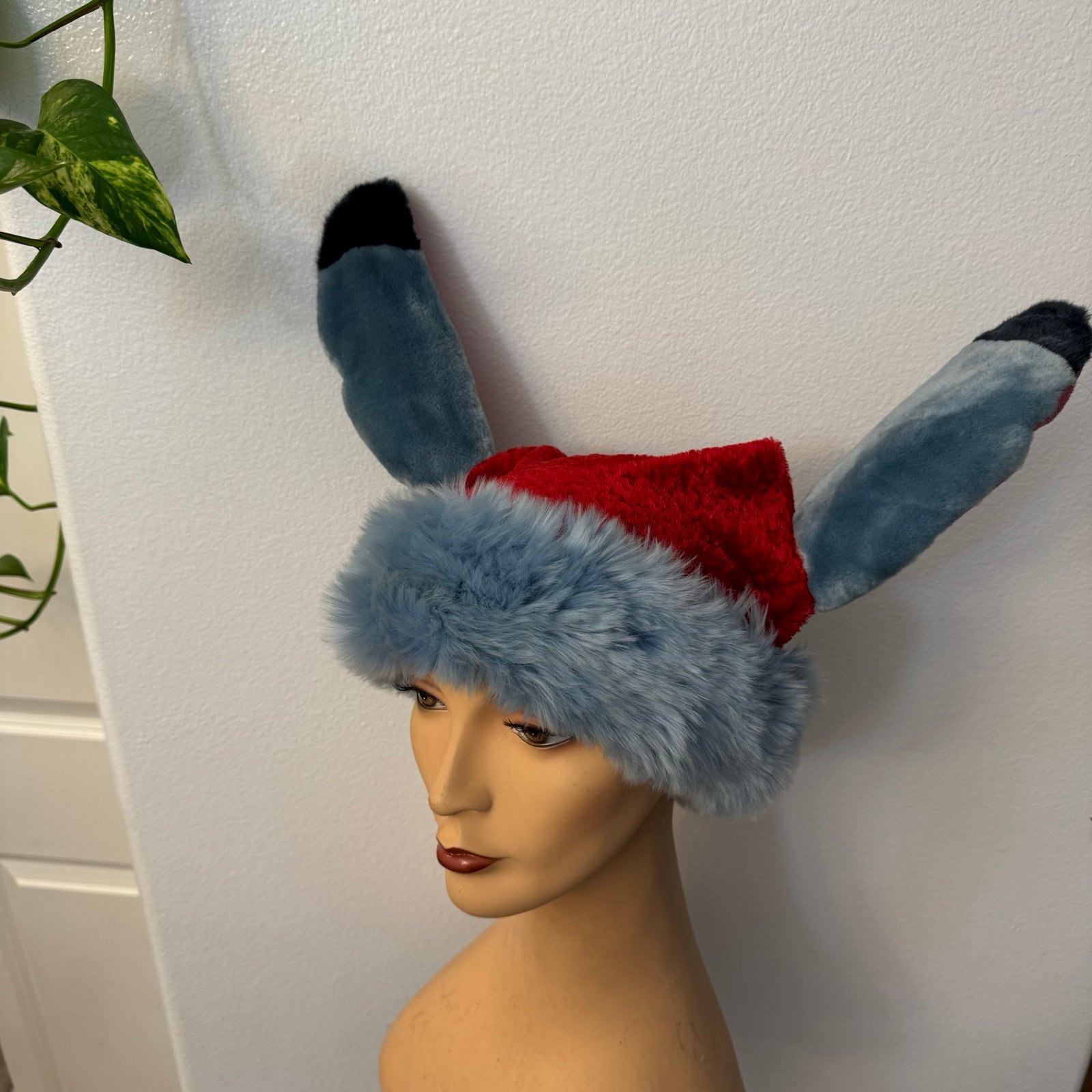 Vintage Disneyland Walt Disney World Santa Claus Christmas Hat Ears.