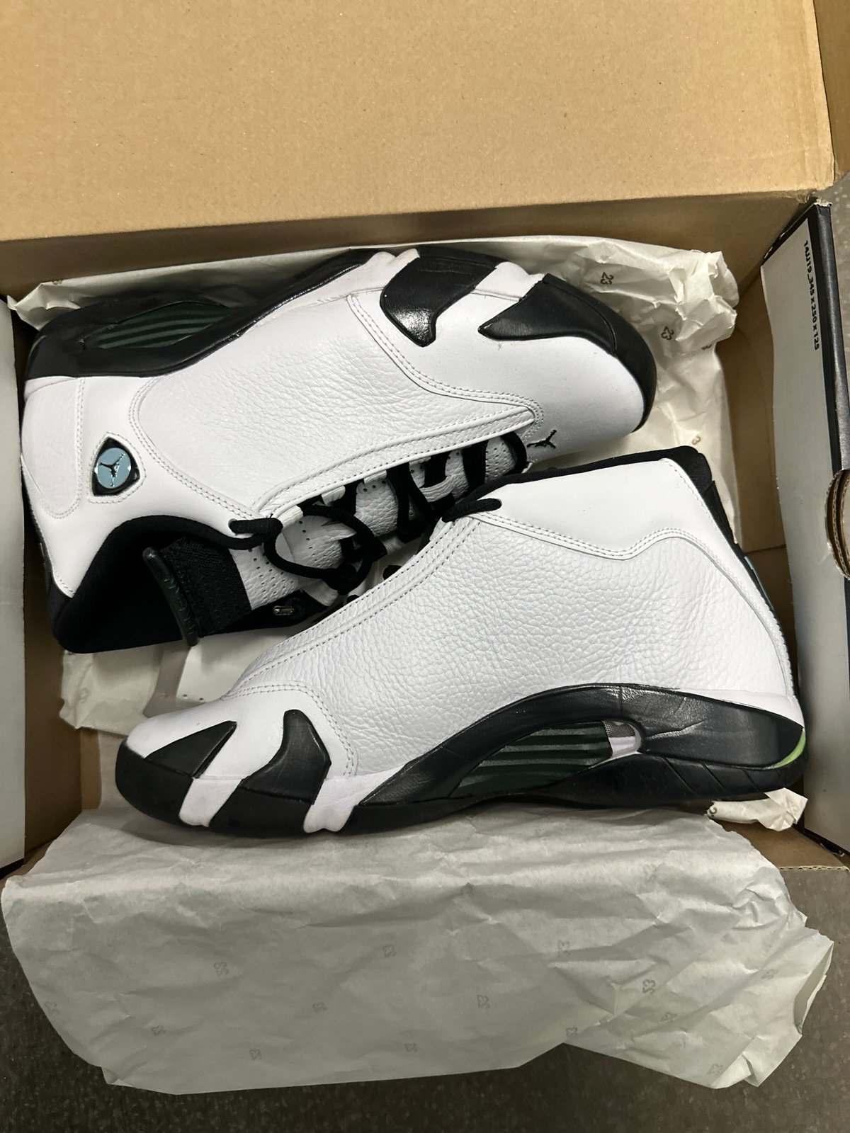 Aj xiv white black