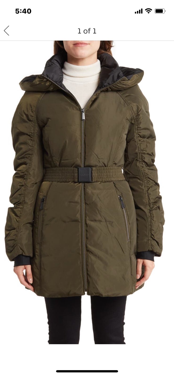 Womens new green coat