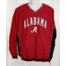 Alabama Crimson Tide Colosseum Athletic Pullover Windbreaker Large