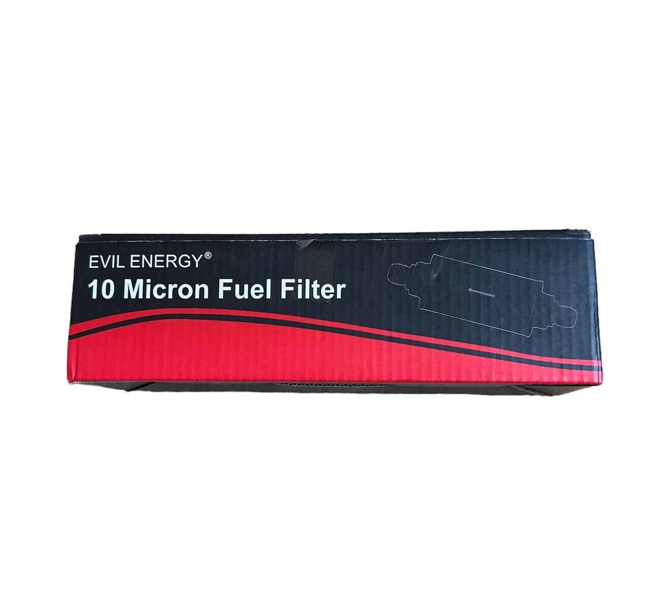 Inline Fuel Filter 10 Micron with 6AN 8AN 10AN Adapter Universal