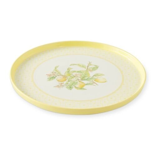 Williams Sonoma Citron Lemon Lazy Susan Platter Large 16.5 Yellow