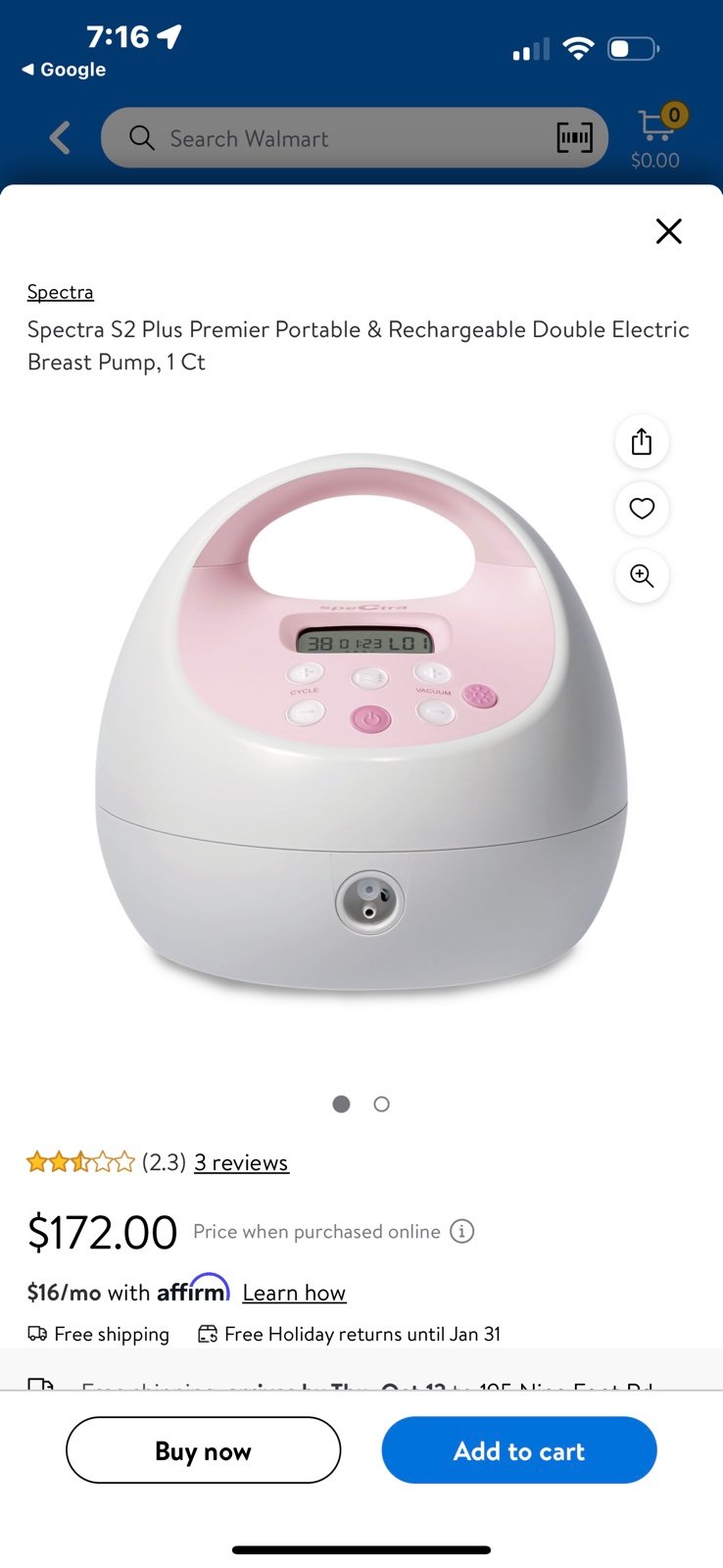 spectra s2 plus breast pump