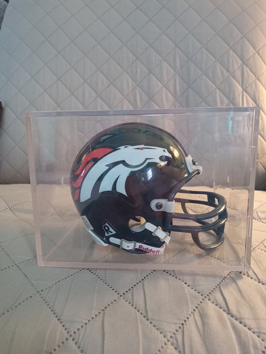 Denver Broncos mini helmet