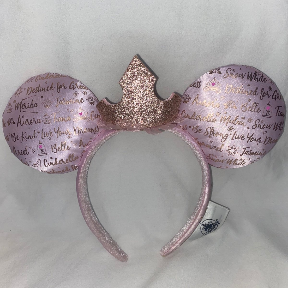 Disney Pink Princess “Dream Big” Ears (Rare) 2018