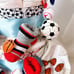 Sports Diaper Cake, Sports Baby Shower
