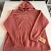 Drummond Island Michigan Pink Fleece Hoodie Cozy Travel Souvenir Sweatshirt lg.
