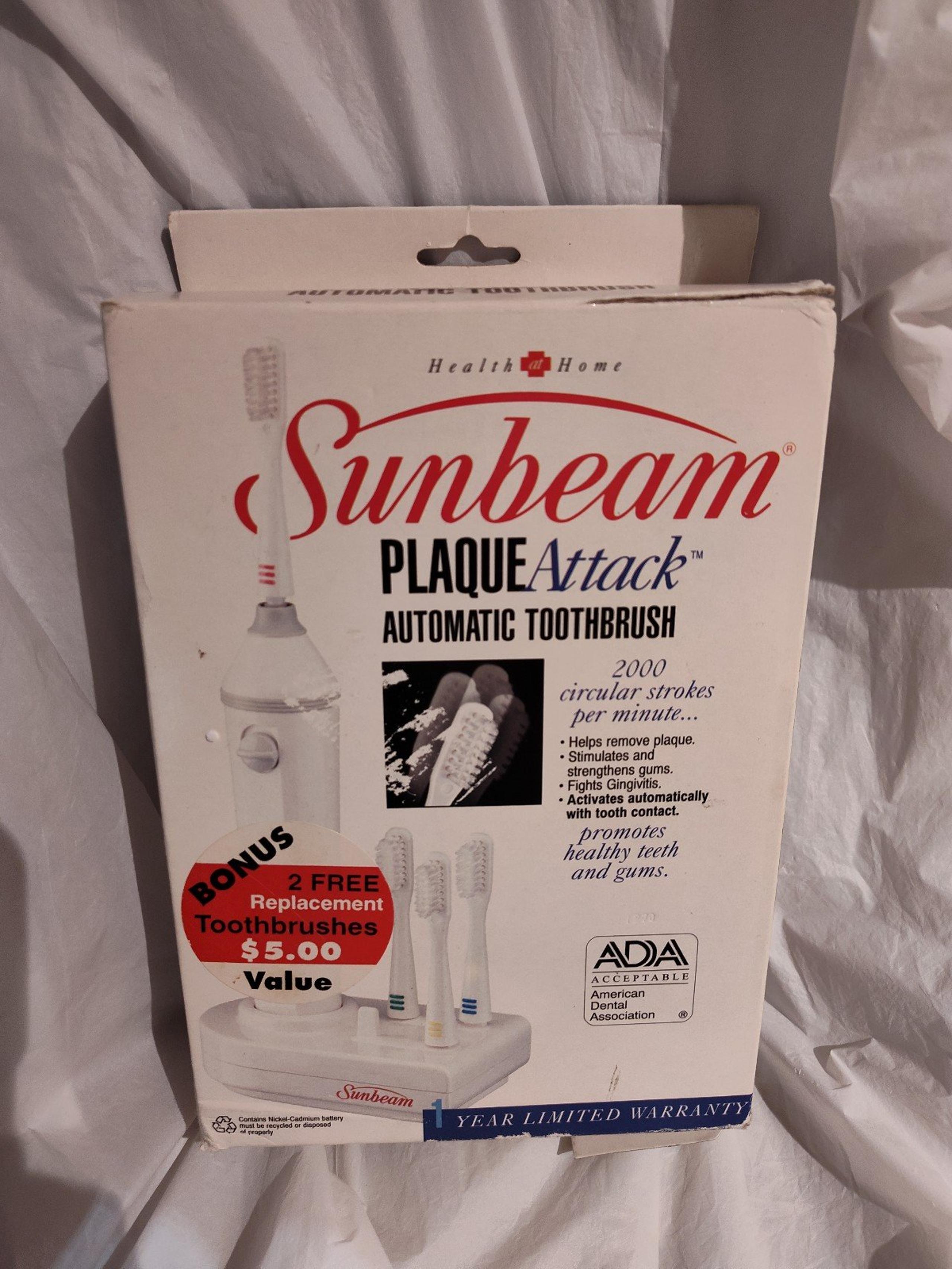 Sunbeam electric toothbrush